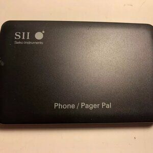 SEIKO INSTRUMENTS SII PHONE / PAGER PAL (Preowned, Working) w/ Flip Down Backing